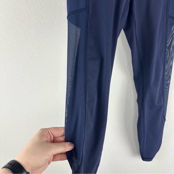 Lululemon Dark Blue High Times Cool to Street Athletic Athleisure Leggings 6 - Picture 2 of 6